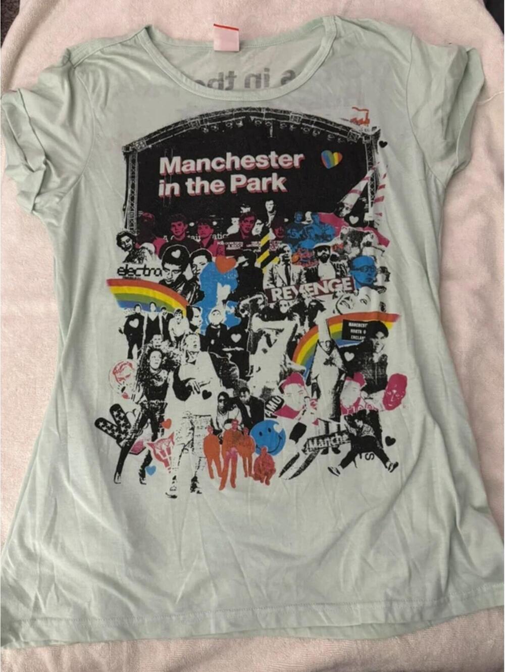 Cities in the Park Manchester 1991 vintage shirt tunic